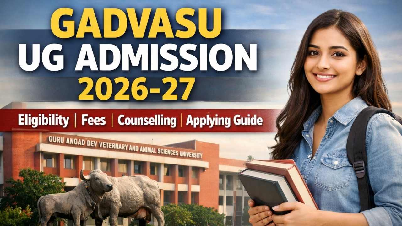 GADVASU UG Admission 2026-27