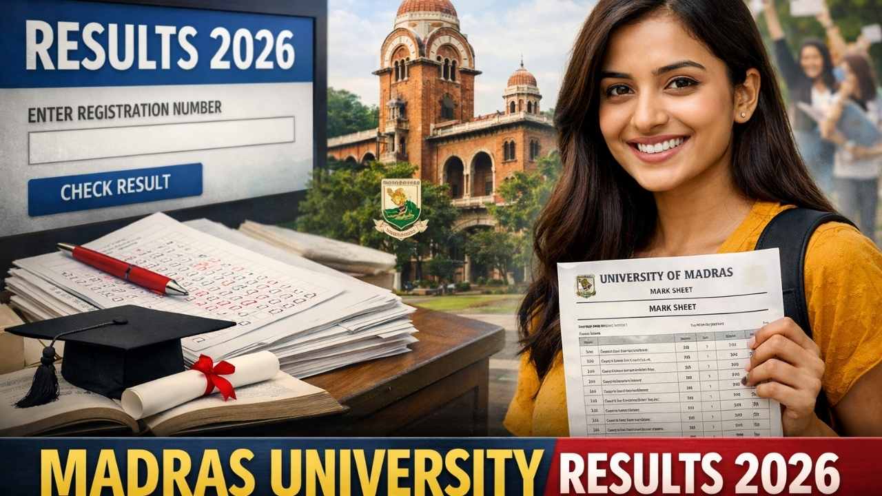 Madras University Results 2026