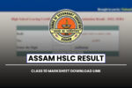 Assam HSLC Result 2026: Class 10 Marksheet Download Link Available Soon 