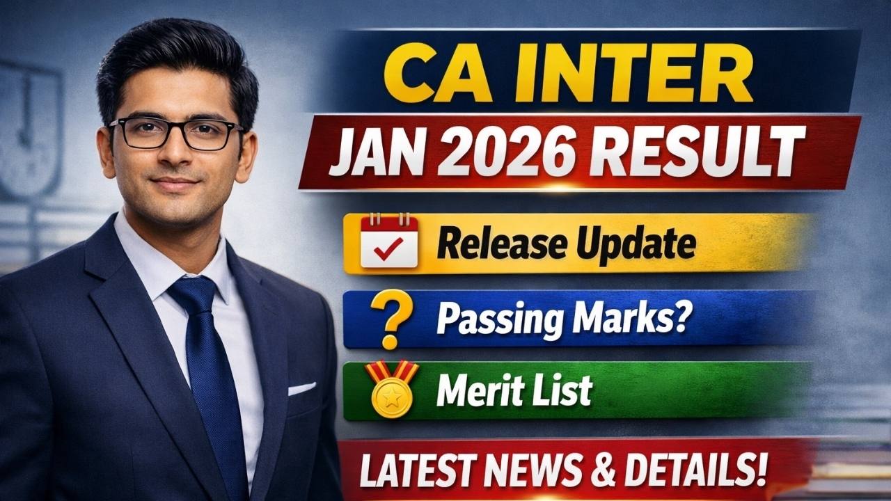 CA Inter Jan 2026 Result: Release Update, Passing Marks & Merit List