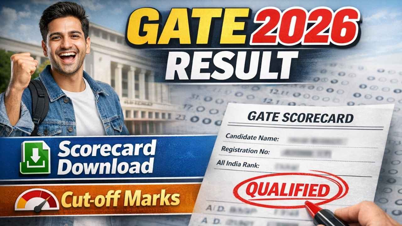 GATE 2026 Result Release Update, Scorecard Download, Cut-off Marks 