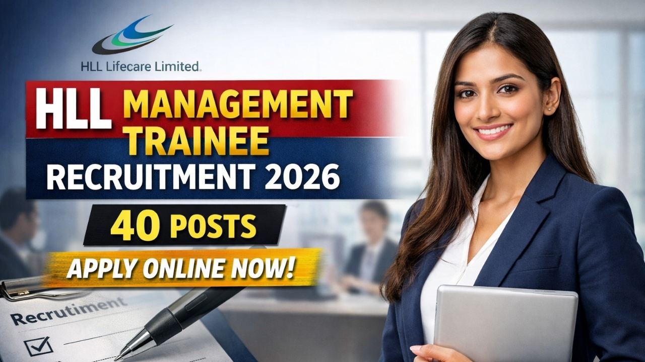 HLL Management Trainee Recruitment 2026 for 40 Posts, Apply Online Now!