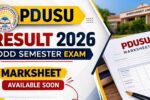 PDUSU Result 2026 for Odd Semester Exam, Marksheet Available Soon @shekhauniexam.in