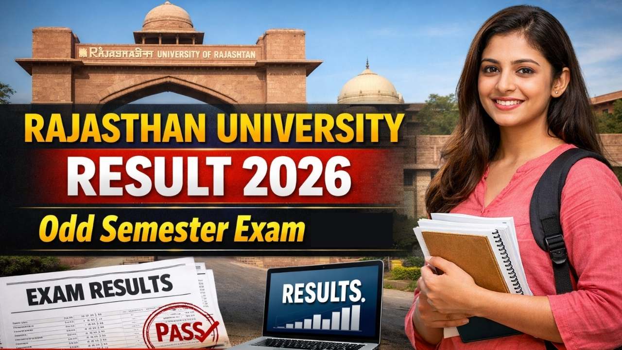 Rajasthan University Result 2026 for Odd Semester Exam Soon @uniraj.ac.in