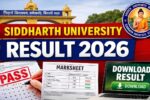 Siddharth University Result 2026: Passing Marks, Marksheet, Download Link