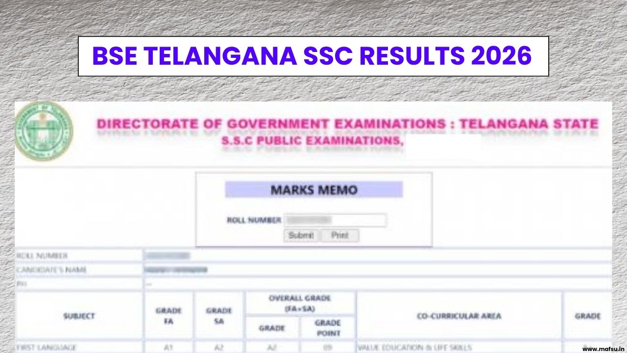 BSE Telangana SSC Results 2026, Marksheet Release Soon, Passing Criteria