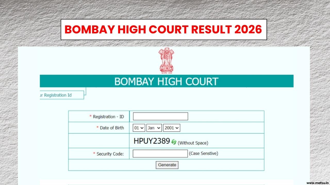 Bombay High Court Result 2026, Merit List PDF With Cut-Off Marks Release Soon 