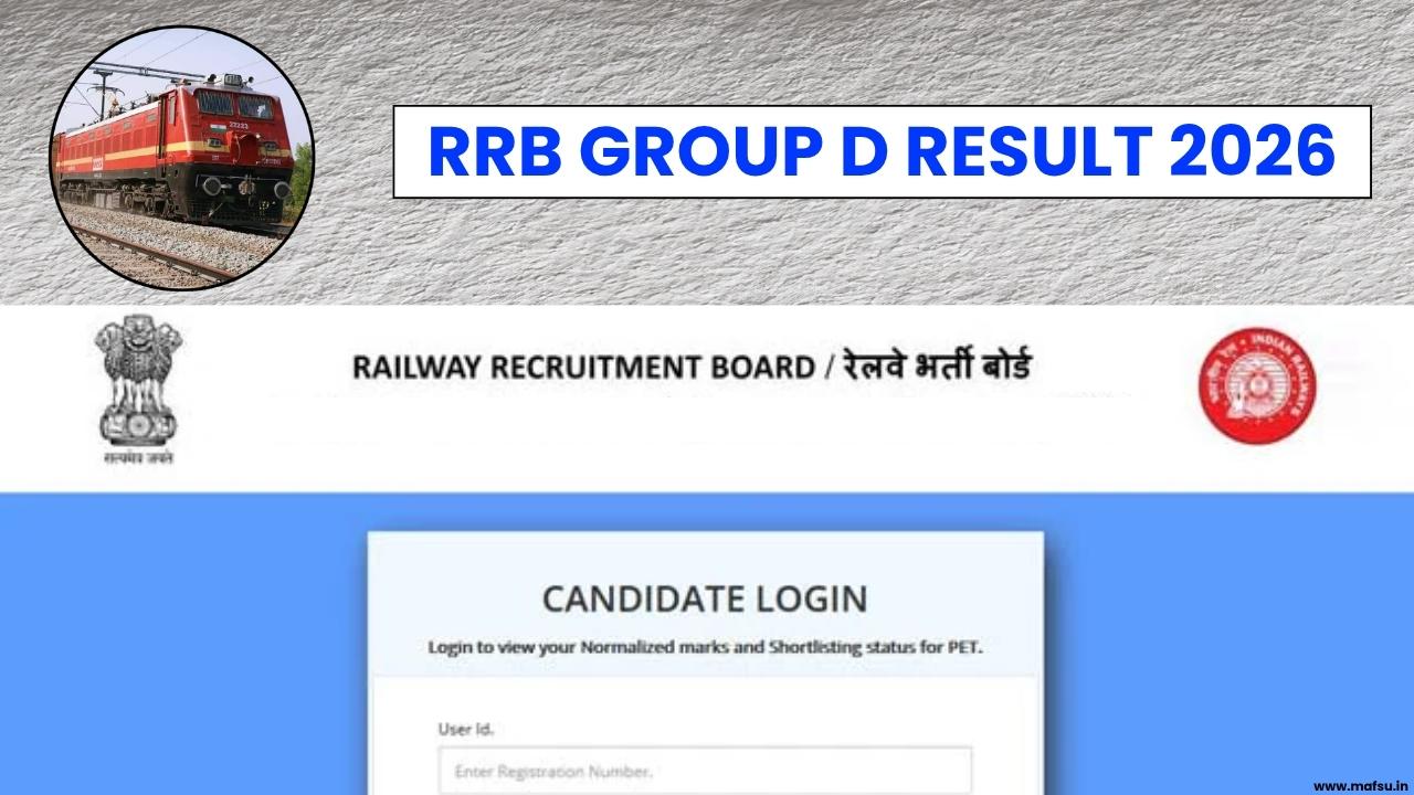 RRB Group D Result 2026: Merit List & Cut-off Marks Release Expected Soon